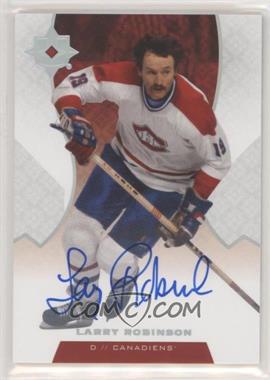 2019-20 Upper Deck Ultimate Collection - [Base] - Autographs #82 - Legends - Larry Robinson