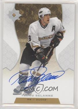 2019-20 Upper Deck Ultimate Collection - [Base] - Autographs #98 - Legends - Teemu Selanne