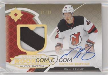 2019-20 Upper Deck Ultimate Collection - [Base] - Patch Autographs Gold #129 - Tier 1 - Ultimate Rookies - Nathan Bastian /99