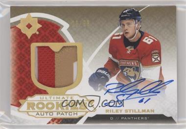 2019-20 Upper Deck Ultimate Collection - [Base] - Patch Autographs Gold #131 - Tier 1 - Ultimate Rookies - Riley Stillman /99