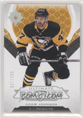 2019-20 Upper Deck Ultimate Collection - [Base] #167 - Tier 1 - Ultimate Rookies - Adam Johnson /299