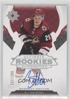 Tier 1 - Ultimate Rookies Autographed - Barrett Hayton #/299