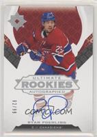 Tier 2 - Ultimate Rookies Autographed - Ryan Poehling #/99
