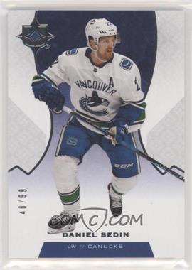 2019-20 Upper Deck Ultimate Collection - [Base] #81 - Legends - Daniel Sedin /99