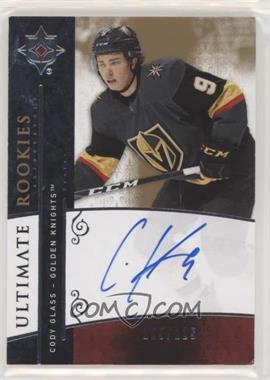 2019-20 Upper Deck Ultimate Collection - Retro Rookies Autographs #RRA-CG - Tier 2 - Cody Glass /125