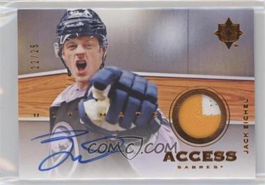 2019-20 Upper Deck Ultimate Collection - Ultimate Access Jersey - Copper Patch Autographs #UAA-JE - 2020-21 Ultimate Collection Update - Jack Eichel /25