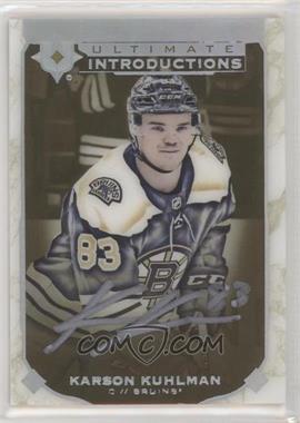 2019-20 Upper Deck Ultimate Collection - Ultimate Introductions - Gold Autographs #UI-31 - Karson Kuhlman