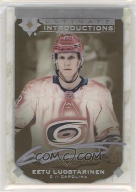 2019-20 Upper Deck Ultimate Collection - Ultimate Introductions - Gold Autographs #UI-74 - Eetu Luostarinen
