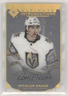 2019-20 Upper Deck Ultimate Collection - Ultimate Introductions #UI-7 - Nicolas Hague
