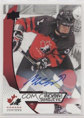 2019 Upper Deck Team Canada Juniors - [Base] - Black Auto #79 - Michael Vukojevic /5