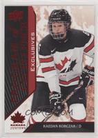 Program of Excellence - Kaedan Korczak #/150