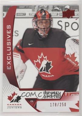 2019 Upper Deck Team Canada Juniors - [Base] - Exclusives #38 - Michael DiPietro /250