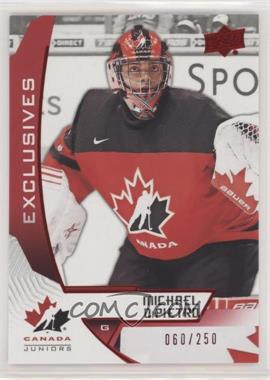 2019 Upper Deck Team Canada Juniors - [Base] - Exclusives #38 - Michael DiPietro /250