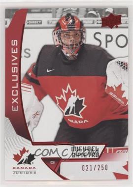 2019 Upper Deck Team Canada Juniors - [Base] - Exclusives #38 - Michael DiPietro /250