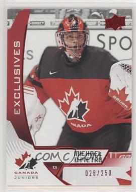 2019 Upper Deck Team Canada Juniors - [Base] - Exclusives #38 - Michael DiPietro /250