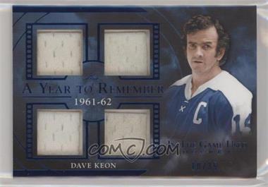 2020-21 Leaf In the Game Used - A Year to Remember Relics #AYR-05 - Dave Keon /35