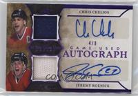 Chris Chelios, Jeremy Roenick #/9