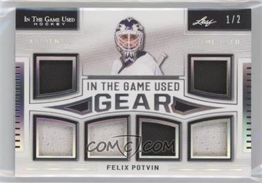 2020-21 Leaf In the Game Used - In The Game Used Gear Relics - Silver #ITGUG-08 - Felix Potvin /2