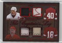 Steve Yzerman, Henrik Zetterberg, Nicklas Lidstrom, Danny Gare #/3