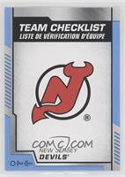 Team Checklist - New Jersey Devils