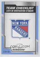 Team Checklist - New York Rangers