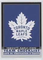 Team Checklist - Toronto Maple Leafs #/100