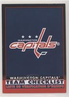 Team Checklist - Washington Capitals #/100