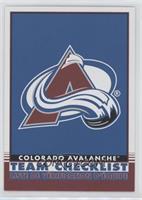 Team Checklist - Colorado Avalanche