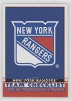 Team Checklist - New York Rangers