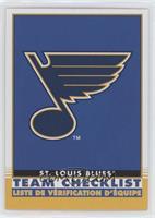 Team Checklist - St. Louis Blues