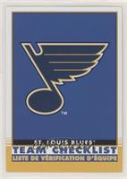 Team Checklist - St. Louis Blues
