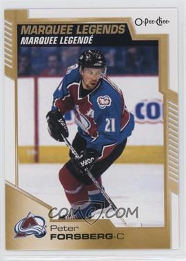 2020-21 O-Pee-Chee - [Base] #532 - Marquee Legends - Peter Forsberg