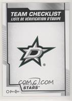 Team Checklist - Dallas Stars