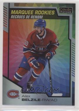 2020-21 O-Pee-Chee Platinum - [Base] - Rainbow Color Wheel #187 - Marquee Rookies - Alex Belzile