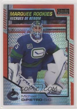 2020-21 O-Pee-Chee Platinum - [Base] - Red Prism #172 - Marquee Rookies - Michael DiPietro /199