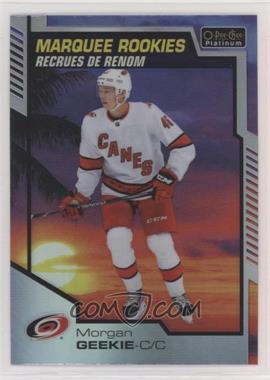 2020-21 O-Pee-Chee Platinum - [Base] - Sunset #165 - Marquee Rookies - Morgan Geekie