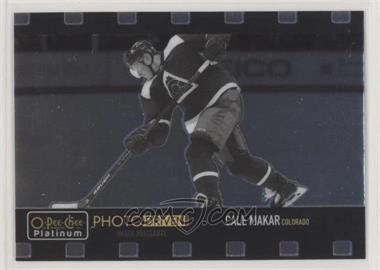 2020-21 O-Pee-Chee Platinum - Photo Driven #PD-18 - Cale Makar