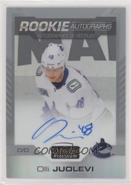 2020-21 O-Pee-Chee Platinum - Rookie Autographs - Rainbow #R-OJ - Olli Juolevi