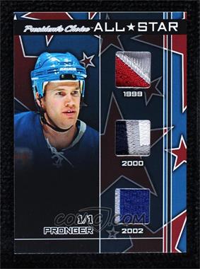 2020-21 President's Choice Game Used - All-Star #_CHPR - Chris Pronger /1
