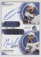 2021-22 SP Authentic Update - David Perron, Ryan O'Reilly #/25