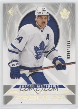 2020-21 SP Retail - Authentic Profiles - Silver Spectrum #AP-20 - Auston Matthews /1299