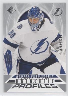 2020-21 SP Retail - Authentic Profiles #AP-4 - Andrei Vasilevskiy /2299