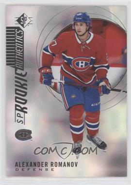 2020-21 SP Retail - [Base] - Sphericity #119 - Rookie Authentics - Alexander Romanov