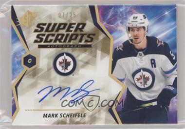 2020-21 SPx - Superscripts - Gold #S-MS - Mark Scheifele /25