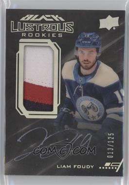 2020-21 SPx - UD Black Lustrous Auto Patch Rookies #LPA-LF - Tier 1 - Liam Foudy /125