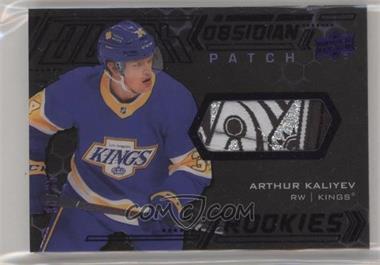 2020-21 SPx - UD Black Obsidian Rookies Patch - Purple #ORJ-AK - Arthur Kaliyev /35