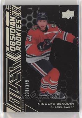 2020-21 SPx - UD Black Obsidian Rookies #OR-17 - Nicolas Beaudin /349