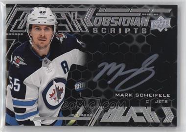 2020-21 SPx - UD Black Obsidian Scripts #OS-SC - Mark Scheifele