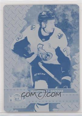 2020-21 Skybox Metal Universe - [Base] - Achievements Printing Plate Cyan #58 - Thomas Chabot /1