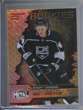 2020-21 Skybox Metal Universe - [Base] - Precious Metal Gems Gold #113 - Rookies - Mikey Anderson /1